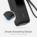 BRIMFORD Silikon-Schutzhülle für Anker 165W (25000mAh) Laptop-Powerbank – Mit TF/SIM-Kartensteckplatz, 1/4-Zoll-Gewindeanschluss, rutschfest und Stoßfest (Schwarz)