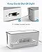 Cord Organizer Box, ORICO Cable Management Box Router Storage Box(16.9 x 7.1 x 6.3 inches) to Protect Power Strip, Charger, Cable and Other Electric Devices- Extral Large