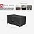 Porch Shield Patio Fire Pit Cover - Waterproof 600D Outdoor Rectangular Fire Table Cover Deck Box Protector - 48 x 28 inch, Black