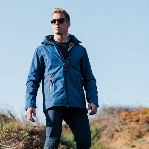 Image of Apricoat Adventure 2.0 Warm Winter Jacket Insulated, Hooded, Waterproof and windproof Coat for Travelling, Hiking, Trekking