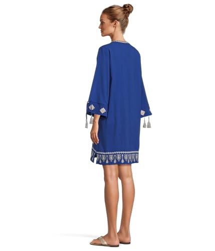 Johnny Was Women's Tie Front Kimono Sleeve Dress (Slip)3