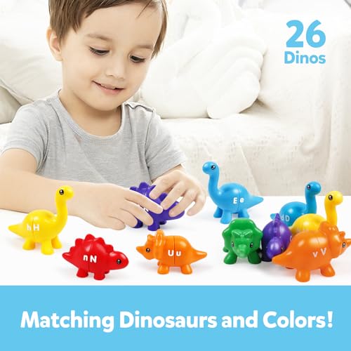 Image of TSYAN Matching Letters Counting Dinosaur Toys
