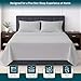 Shreem Linen RV King 4 Piece Sheet Set, 1800 Ultra Soft Hotel Luxury Bedding, Breathable and Cooling, Deep Pockets Fit 8-16 Inch Mattress, Light Grey