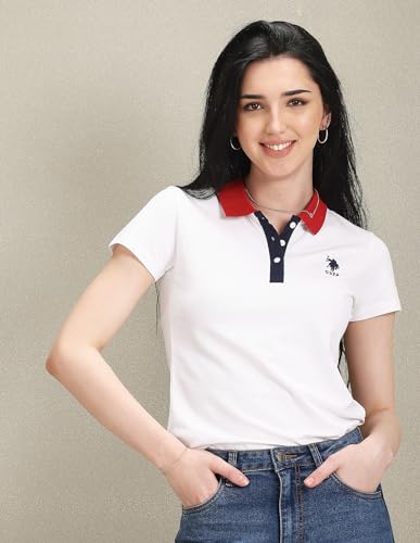 Image of U.S. Polo ASSN. Women's Cotton Regular Fit T-Shirt