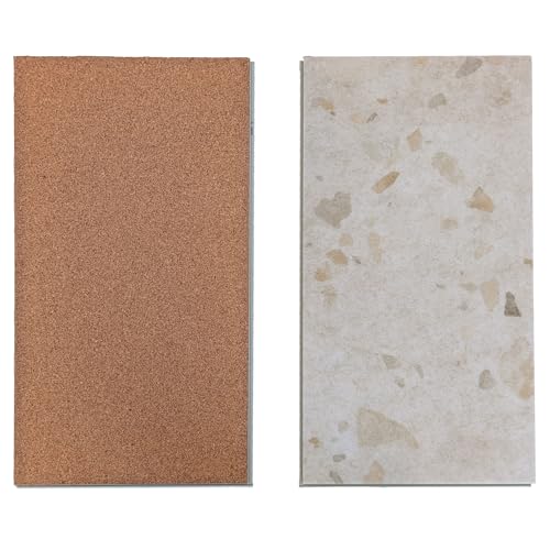 Image of Allure Luxury Vinyl Tile Flooring, 22 Mil Wear Layer, Colada Concrete Terrazzo 12 inch x 24 inch, 6.5 mm Thick Vinyl Tiles with Click and Lock Installation, 1 Box 23.56 sqft
