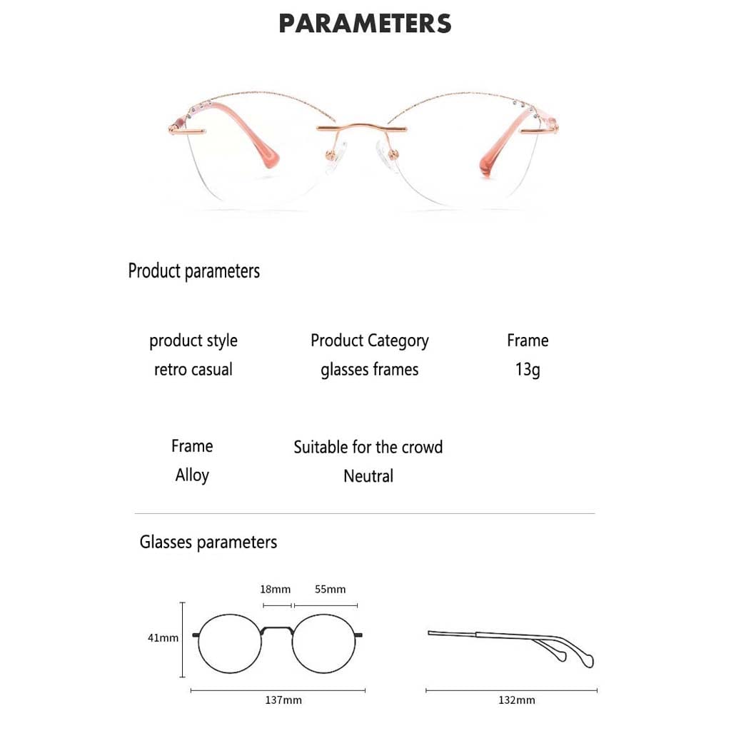 WZX Lentes de Lectura de luz Azul Anti-luz de Uso Dual lejano y cercano para Reducir la Fatiga Ocular Lentes Transparentes antirreflejos Las Mujeres Ven multifocales progresivos lejanos y cercanos