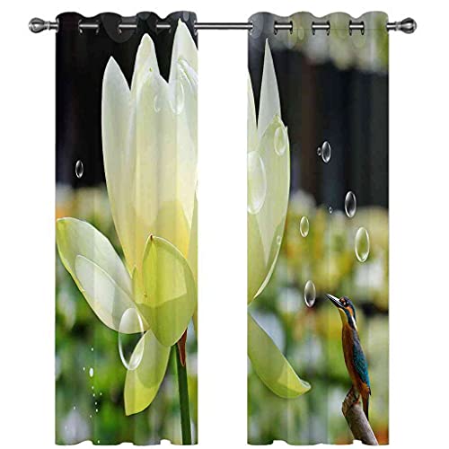 Rideaux occultants 100% polyester isolant thermique phonique 3D - 3