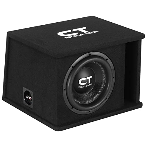CT Sounds Single 10” 1300W Loaded Tropo Series Ported Car Subwoofer Box - TROPO-1X10D2