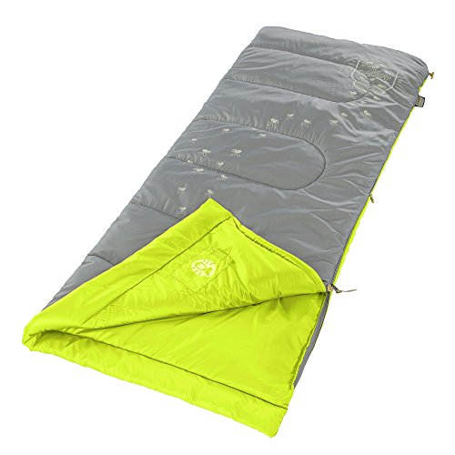 Coleman Kids 45°F Sleeping Bag, Comfortable Camping Sleeping Bag For Kids, Fits Children Up To 5Ft 5In Tall, Lightweight And Warm Sleeping Bag For Indoor/Outdoor Use, Machine Washable #TOP1