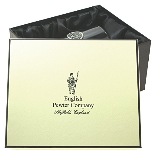 English Pewter Company 1 Pint Monogram Initial Beer Mug Glass Tankard - Unique Gifts For Men - Personalized Gift With Your Choice Of Initial (M) MON013 - Thumbnail 6