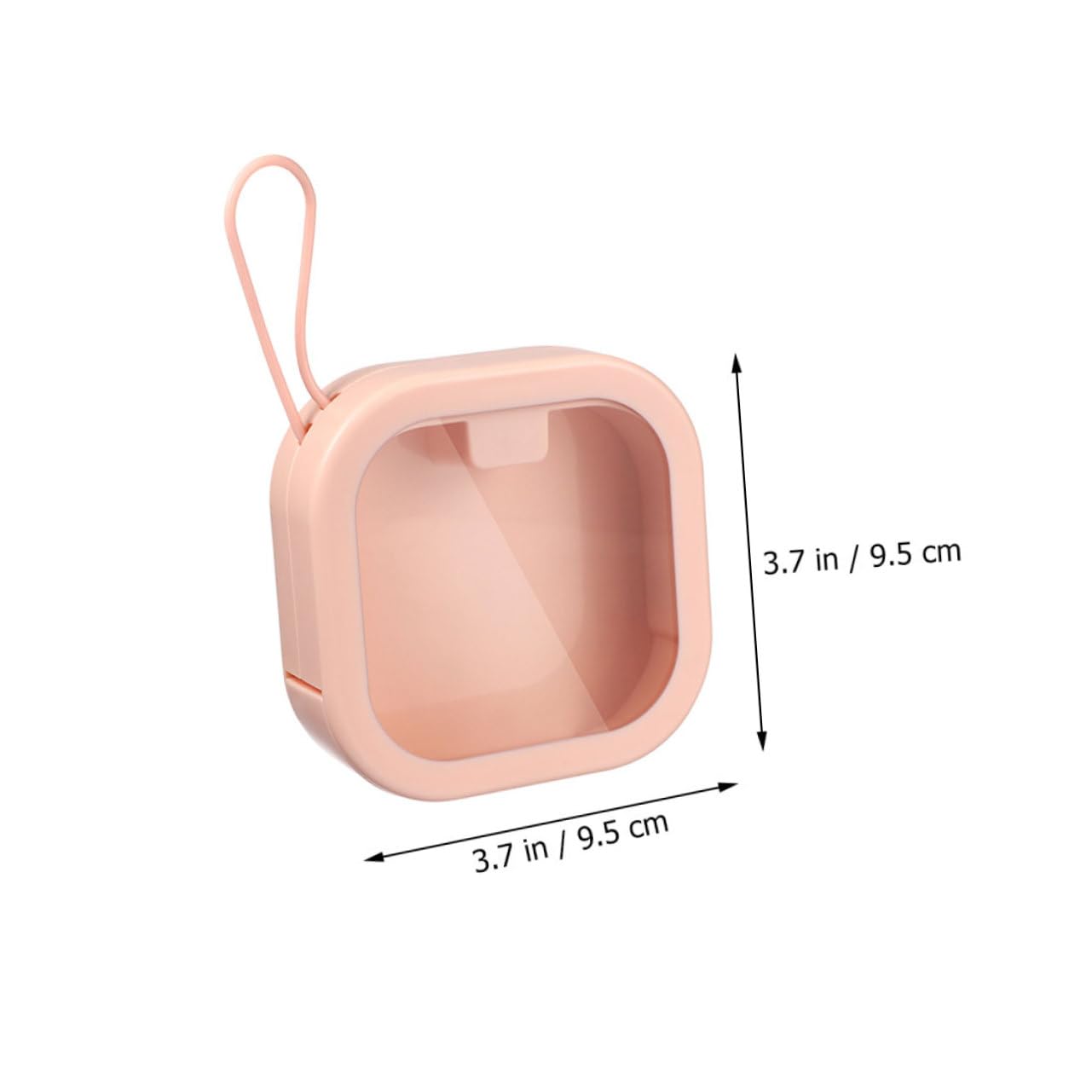 LIFKOME Compact Travel Jewelry Box Hair Accessory Storage Organizer Versatile Desktop Holder for Hair Ties Earrings Rings Small Items Stylish Design for Home