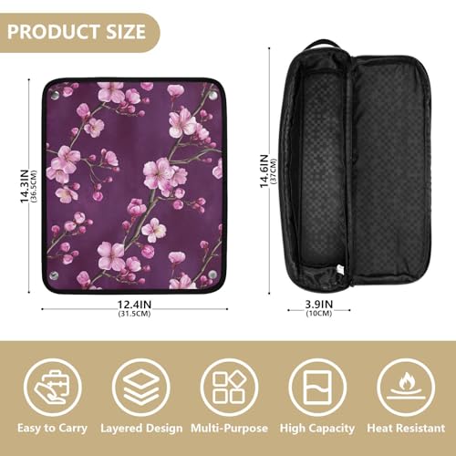 Bolsa de Viaje para Herramientas de Cabello Resistente al Calor miniatura 4