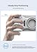 Magnetic Phone Camera Grip with Wireless Shutter, Smartphone Shooting Holder Selfie Handle Snap with Wireless Shutter Button Remote for iPhone and Android (Black)