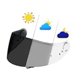 Photochromic Helmet Visor Shield for SHOEI GT-Air 1,GT-Air 2,Opticson,Neotec1 Helmet,UV Protection Helemt Face shield (GT Clear)