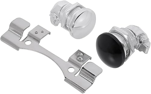 Miniatura 4 de TCT-MOTORPARTS Pestillo de puerta de combustible, botón pulsador, tapa de aceite para Harley Touring Electra Street Road Tri Glide Ultra Limited