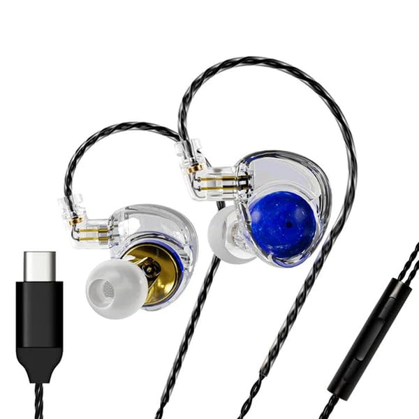 ND Planet In-Ear Monitor, 12mm Dynamic Driver Beryllium-Plated Wired IEM with Type-C, Harman Curve Tuning, 0.78mm 2Pin Gold-Plated Connector, Earphone with Mic, Detachable 4-Core OFC Cable-image-28