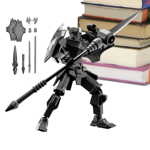Figuras de acción articulada múltiple, figura de acción móvil múltiple impresa en 3D | Figuras robóticas articuladas,...
