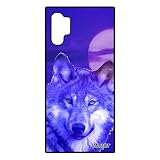 utaupia Coque Loup pour Galaxy Note 10+ Plus en Silicone Alpha 4G Pas Cher de Protection predateur Nuit louve Animaux Bleu Ciel Case Samsung