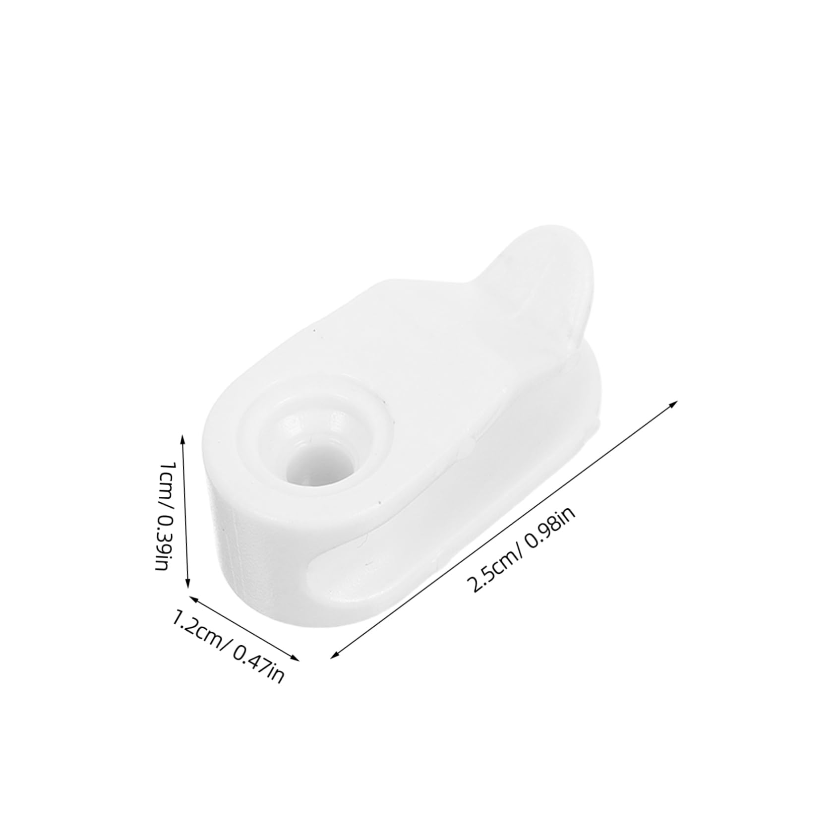 Ipetboom 10 Sets Outdoor String Light Hooks Windproof Clips for Hanging LED Lights Weather Resistant for Garden Patio Holiday Decorations