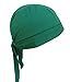 Hiphopville Solid Hunter Green Skull Cap Bandana with AdjustibleTie