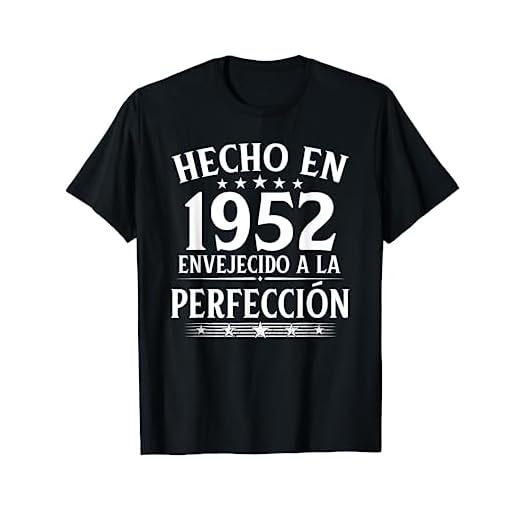 Hecho En 1952 Regalo Para Hombre 69 Años Cumpleaños Mujer Camiseta