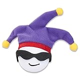 CoolBalls Cool Jester w/Sunglasses Head Car Antenna Topper/Auto Mirror Dangler/Desktop Bobble Buddy