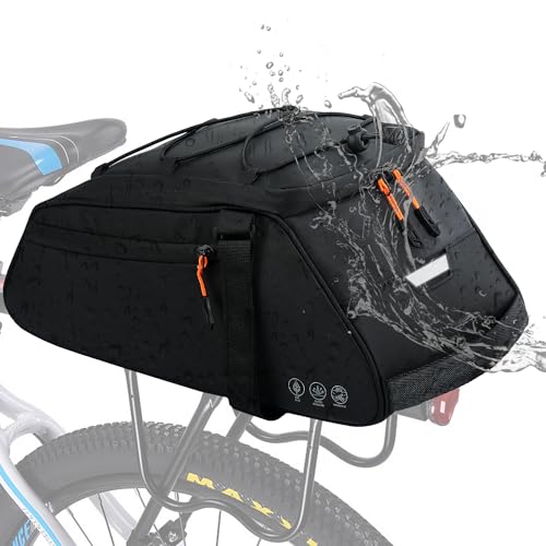 Fahrrad Gepäckträgertasche wasserdicht, 12L Fahrradtaschen für...