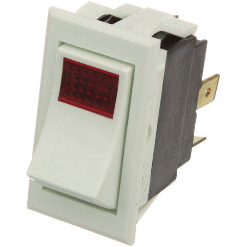Exact FIT for Hobart 111496-B4 Lighted Rocker Switch 7/8 X 1-1/2 SPST - Replacement Part BY MAVRIK