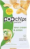 Popchips Sour Cream & Onion Potato Chips, 5 Oz