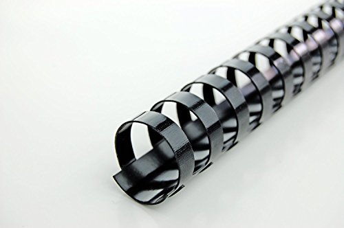 Image of GBC Plastic Binding Combs 21R 12.0mm with 95 Sheet Capacity, Black (Box of 100)