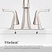 Pfister Willa Bathroom Sink Faucet, 4-Inch Centerset, 2-Handle, 3-Hole, NSF Certified, Spot Defense Brushed Nickel Finish, LF048MALGS