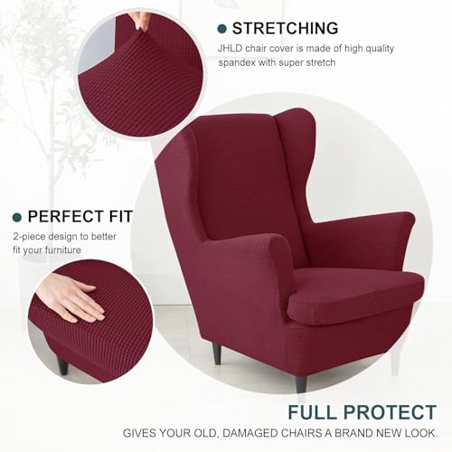 Fundas elásticas para silla con protector de reposapiés lavable y resistente 5