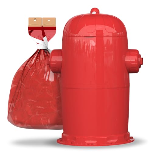 Red Rocket Pets Dog Poop Trash Can Doggy Twist'R, Odor