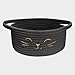BYLSSNUK Small Cat Toy Basket - Gift Baskets Empty for Baby Shower Baby Baskets for Nursery Cute Woven Rope Storage Basket for Home Décor, Dog Toy Basket Black Easter basket, 9.8 x 4 inches