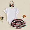 BeQeuewll Cinco De Mayo Baby Girl Outfit Mexican B... #4