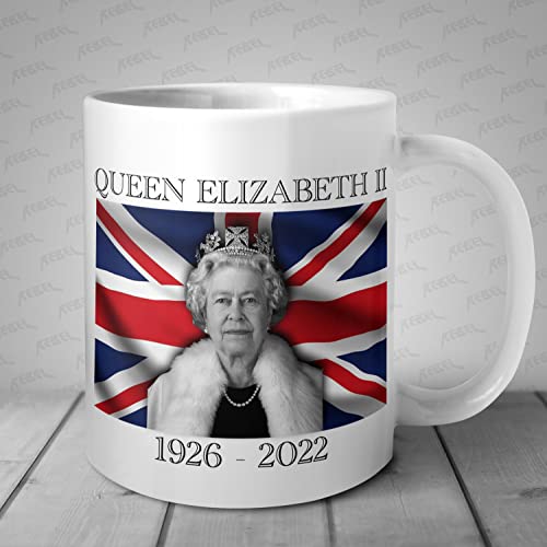 Tasse à café « H.R.H Queen Elizabeth II » - Cadeau souvenir royal - In Good Loving Memory of H.R.H Queen Elizabeth II 1926-2022 - Tasse à café de 325 ml _ # 46 Cover