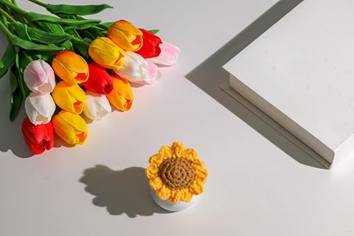 Situmeizi SN2023070417M 15Pcs Fake Tulips Artificial Assorted Colors Flowers Real Touch 14 Inch Silk Flower thumb #8