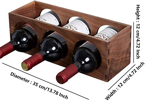 Soporte de Madera para 3 Botellas de Vino miniatura 4