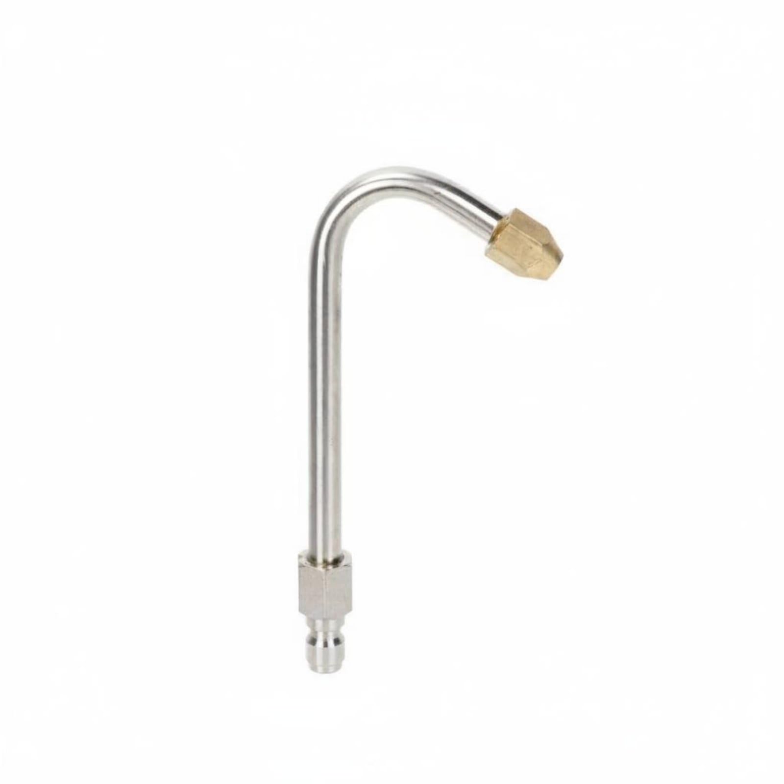 6 Pieces 1/4 Quick Connect 90 Degree Washer Nozzle Metal Body U Bend Spray Lance Fixed Direction Pressure Washer Extension Wand for Car Wash, Hard to Reach Spots, 1.2MM Short, U-shape-picture-14