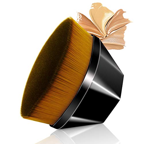 Makeup Foundation Brush Seamless Large Area Face Blush Foundation Brush Cosmetics Cream Simple Operation Kabuki Brush with Storage Box