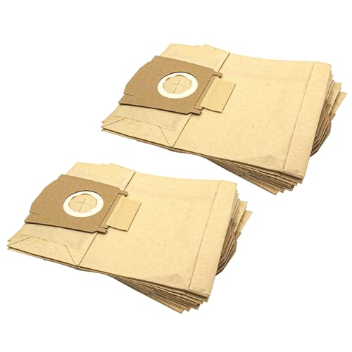 vhbw 20x bolsa compatible con Kärcher A1000, 6.904-239, 6.904-239.0, 6.904-329, 1000 aspiradora - papel, 30 cm x 21 cm color arena