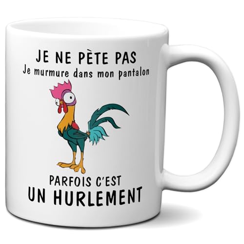 L'Esprit Des Anges Tasse Mug Cadeau Humour Original - Je ne Pète pas - Drole Rigolo Amusant Anniversaire