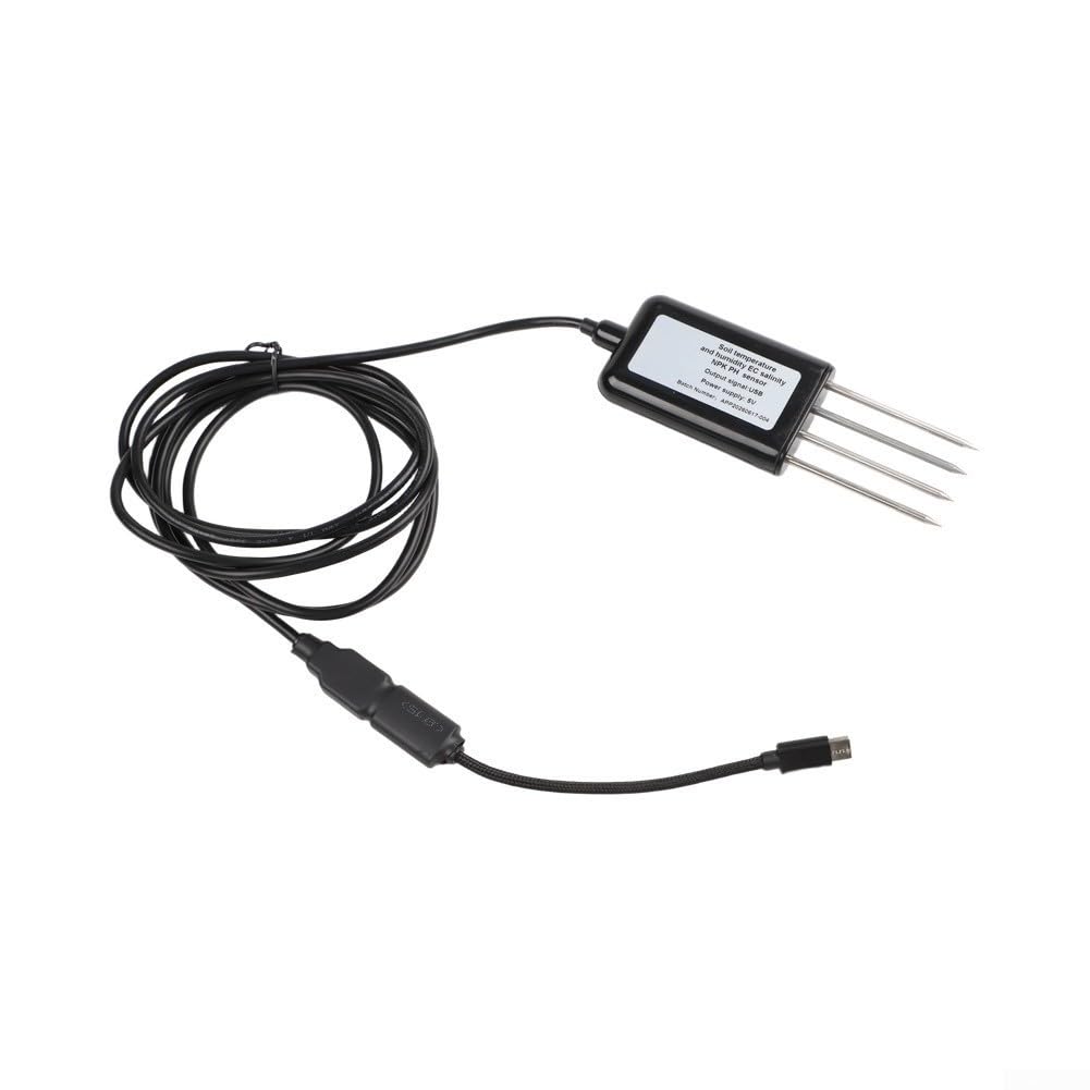 USB sensore da pavimento NPK PH Temp IP68 2M cavo USB sensore da pavimento | Per Android per Hongmeng in tempo reale App agricoltura orticoltura accessori