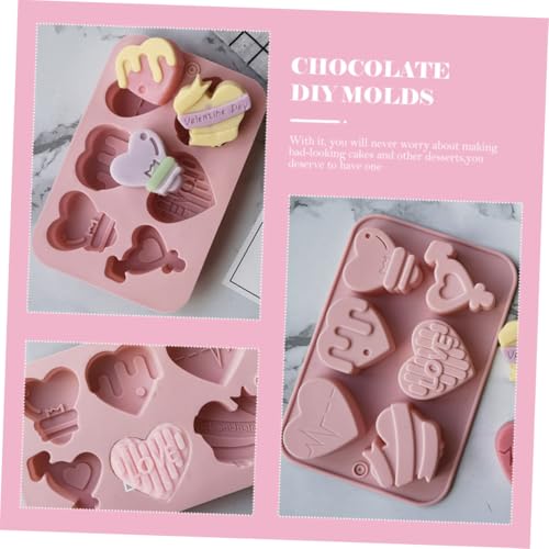 Molde de silicona SUPVOX para chocolate con forma de corazón miniatura 3