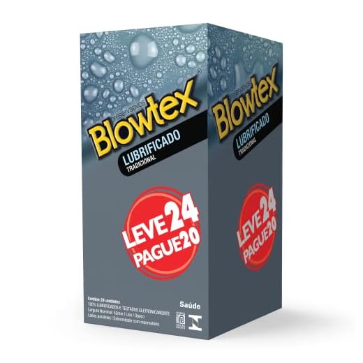 Blowtex Lubrificado Leve 24 Pague 20 unidades