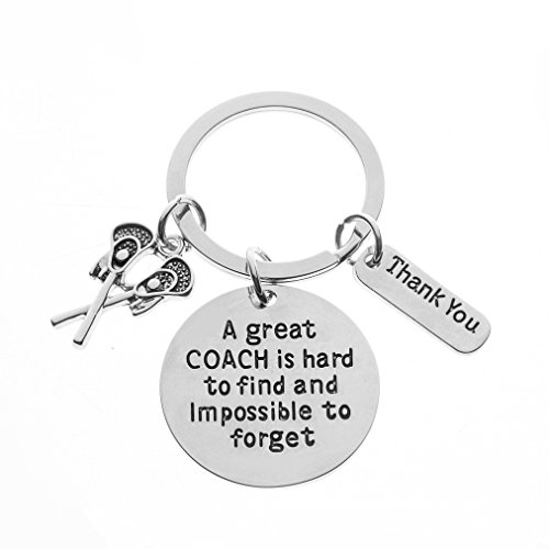 Infinity Collection Lacrosse Coach Keychain, Unisex Lacrosse Coach Gifts, Great Coach Is Hard To Find Coach Keychain #TOP15