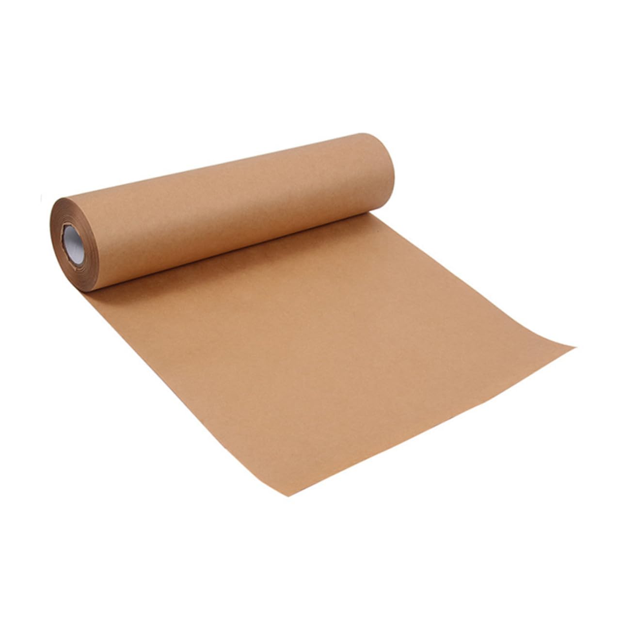 JEWEDECO Rollo de Papel Kraft Marrón para Embalar Ramos y Manualidades, Superficie Lisa, Resistente al Desgaste, Adecuado para Bricolaje y Decoración