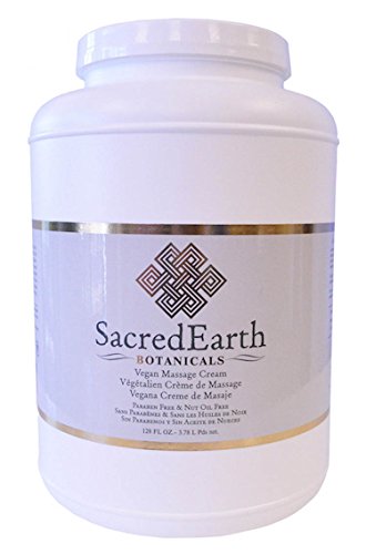 Vegan Massage Cream (1 Gallon) - Unscented, Water Dispersible, Nut Oil Free, Gluten Free and...