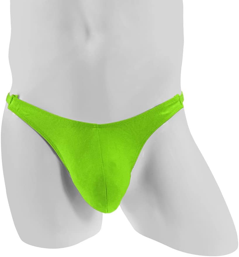 Men's Underwear Sexy Thong G-string Stretchy Breathable Panties Comfortable Fit Low Rise Bikini One Size