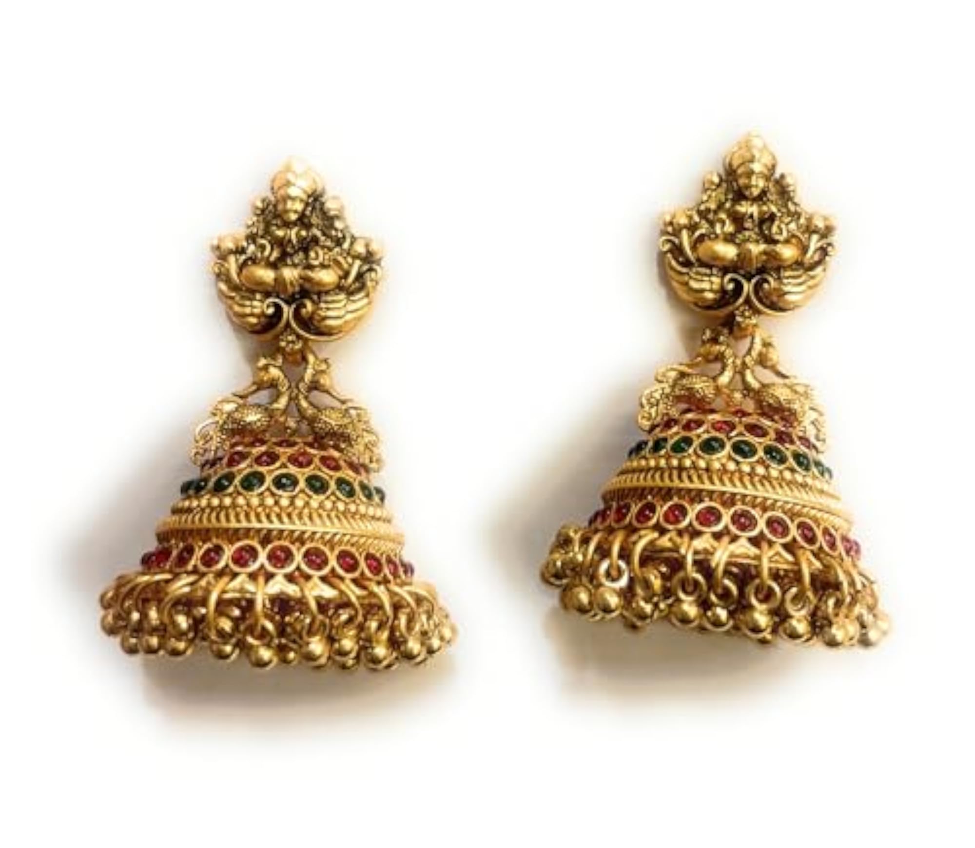 Women's Peacock Pearl Based Beautiful Pearl Stud Earrings